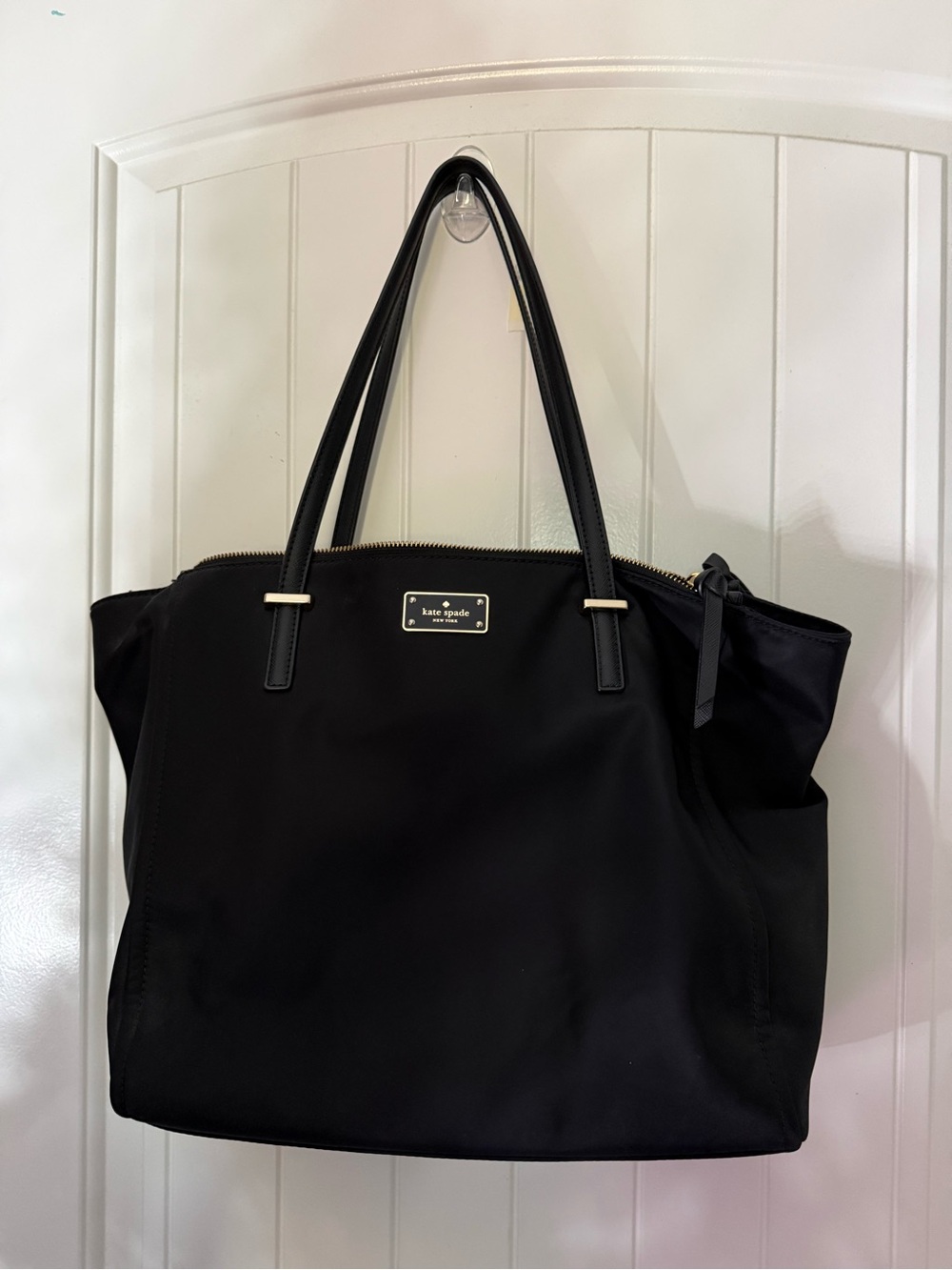 kate spade Black Nylon Tote